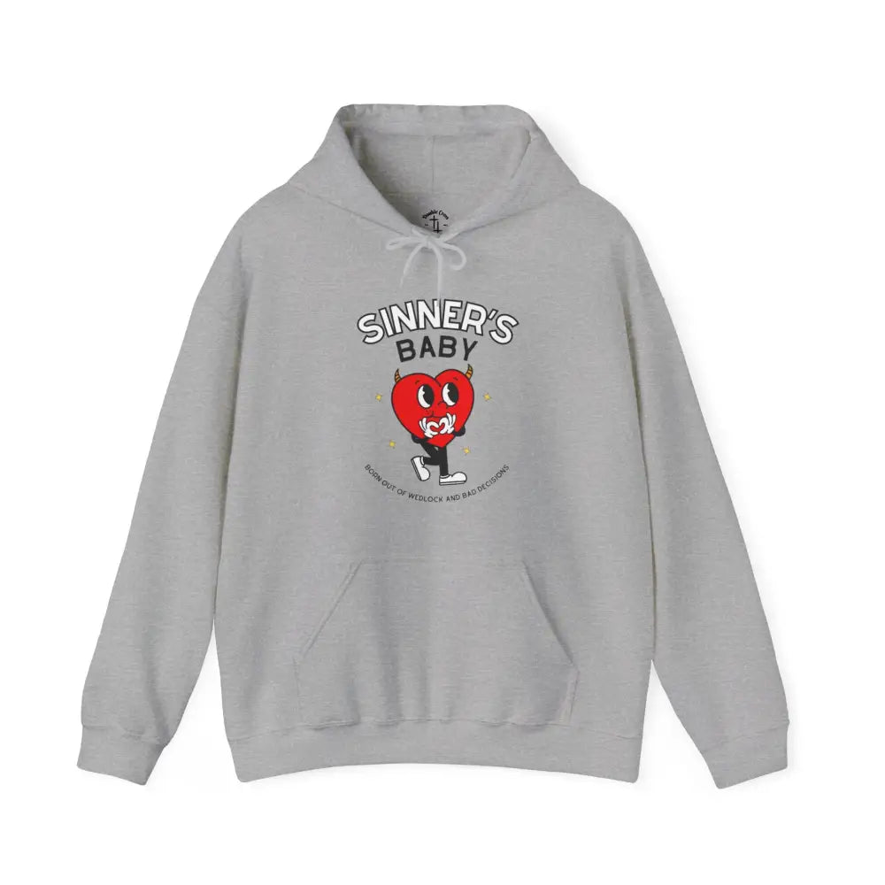 Sinner’s Baby Hoodie Sport Grey / S