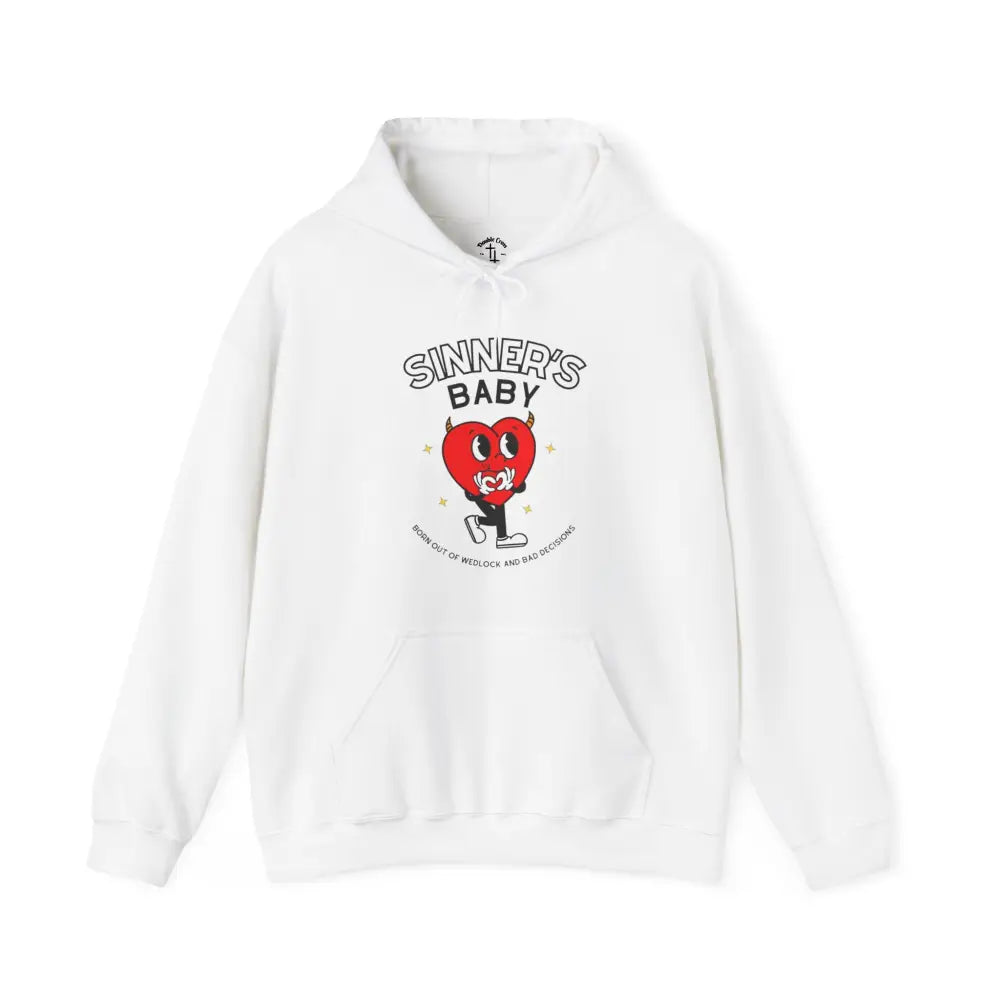 Sinner’s Baby Hoodie White / S