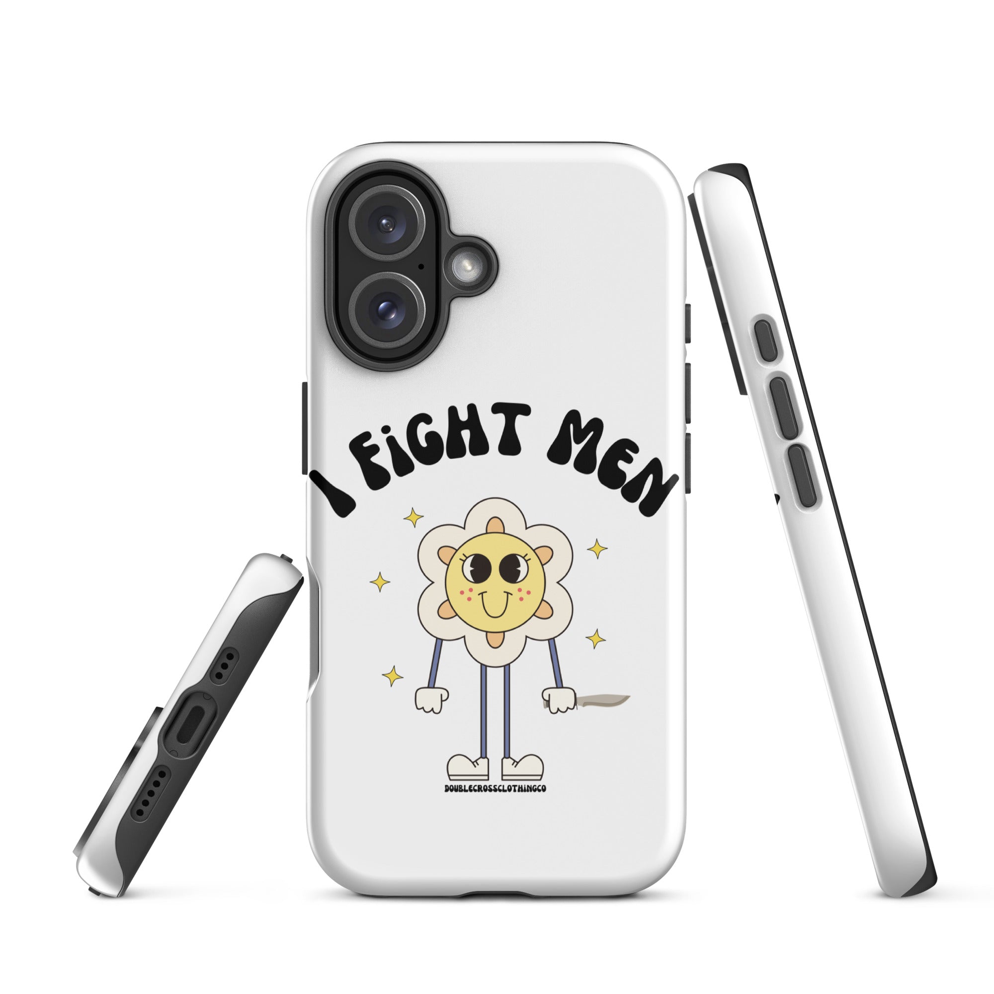 I Fight Men iPhone Case