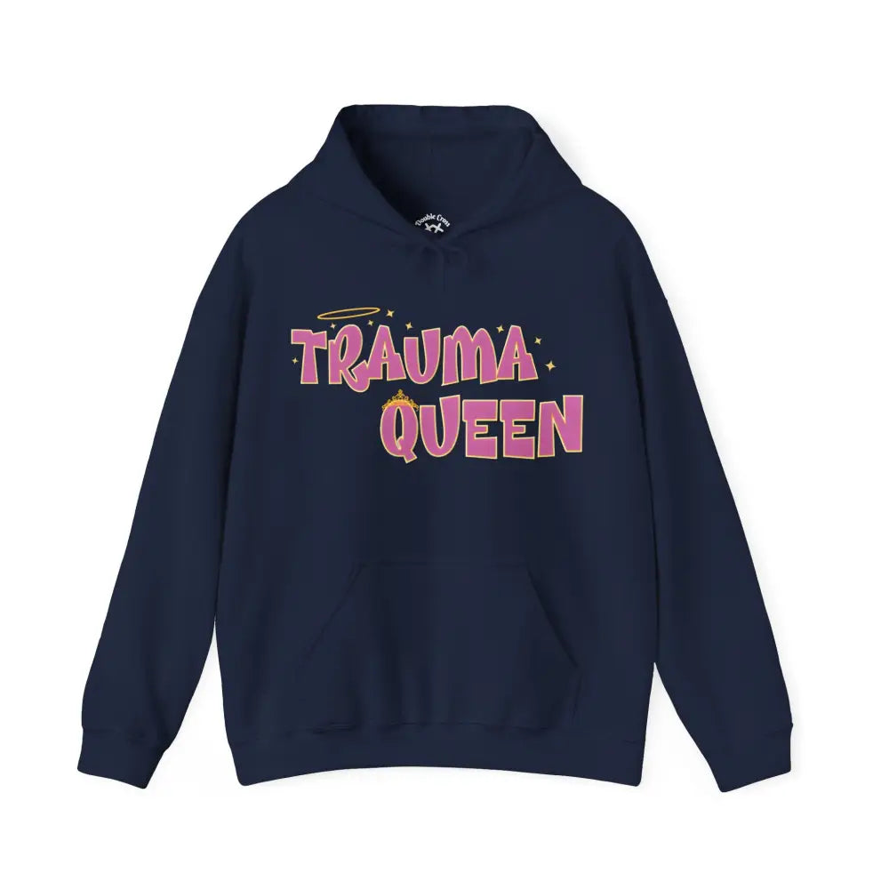 Trauma Queen Hoodie Navy / S