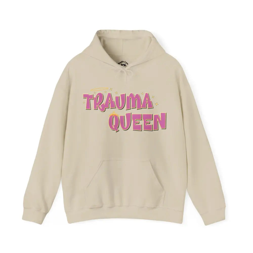 Trauma Queen Hoodie Sand / S