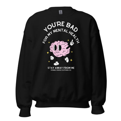 My Mental Health Crewneck - Black