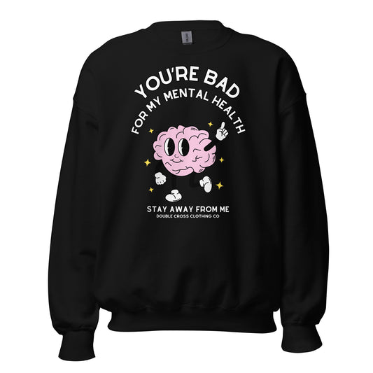 My Mental Health Crewneck - Black