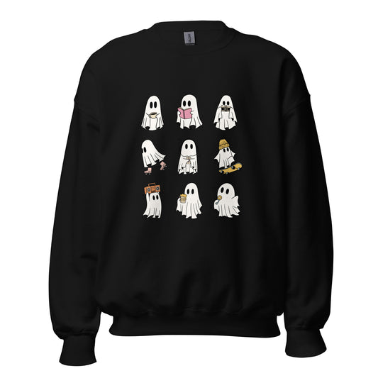 Ghosts Crewneck - Black