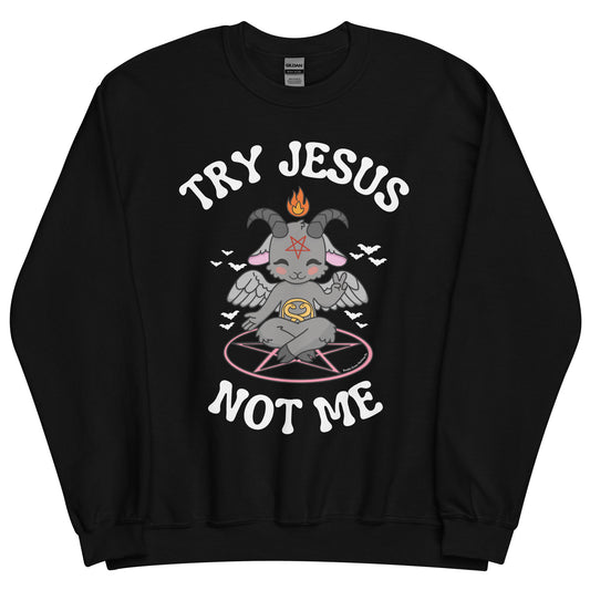 Try Jesus Crewneck