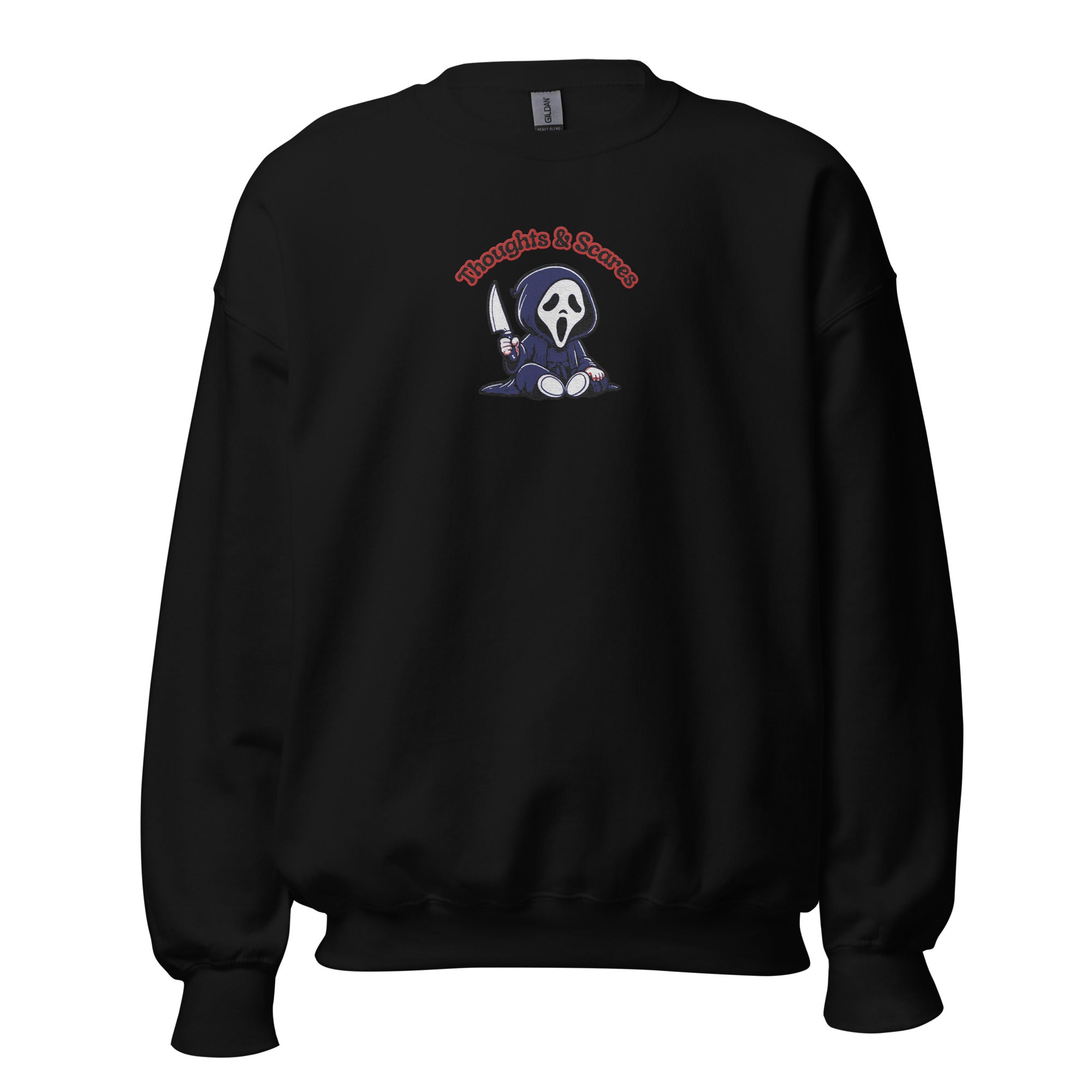 Thoughts & Scares Embroidered Crewneck