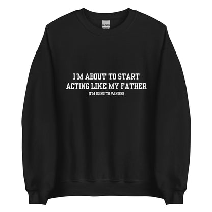 Vanishing Dad Crewneck