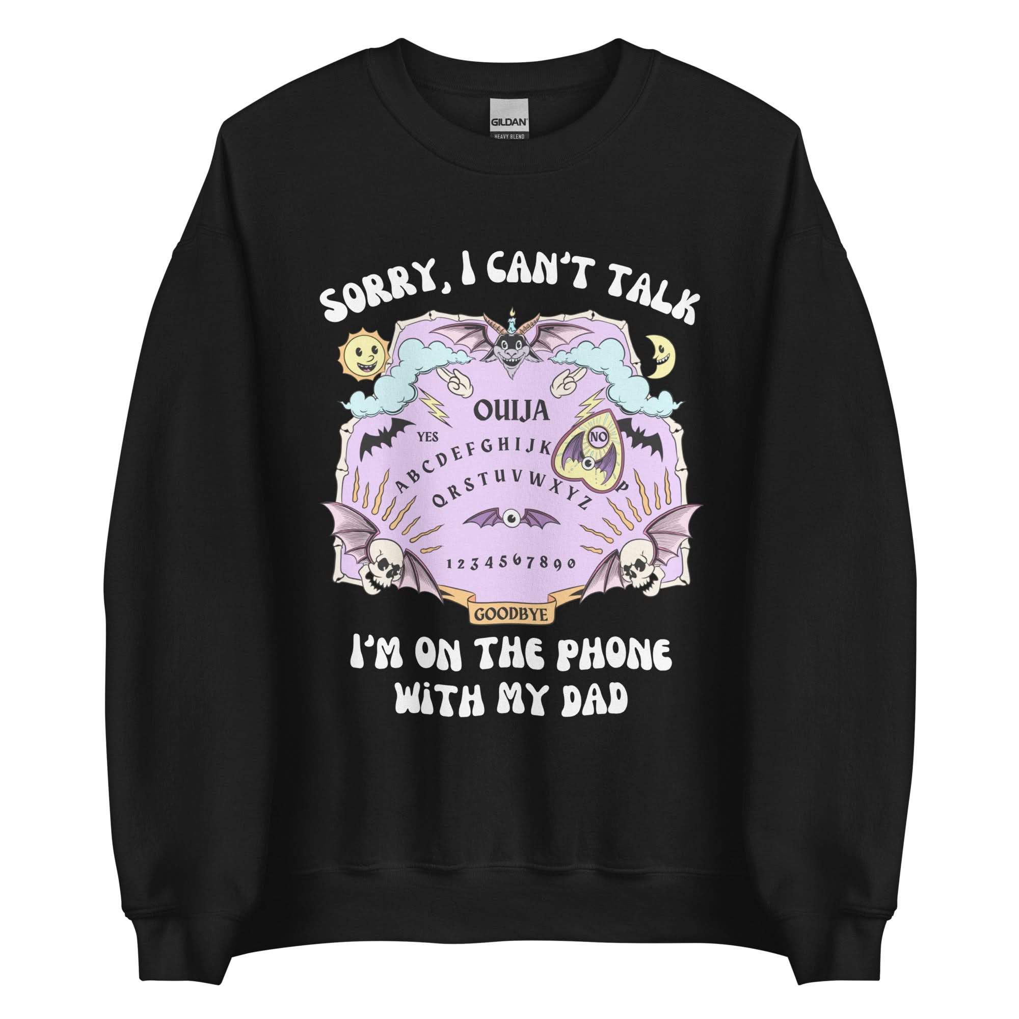 Ouija Dad Crewneck - Black, M