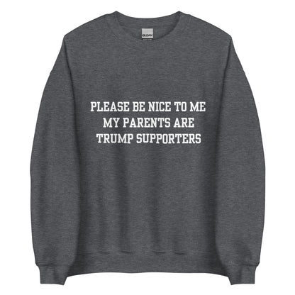 Trump Supporter Parents Crewneck