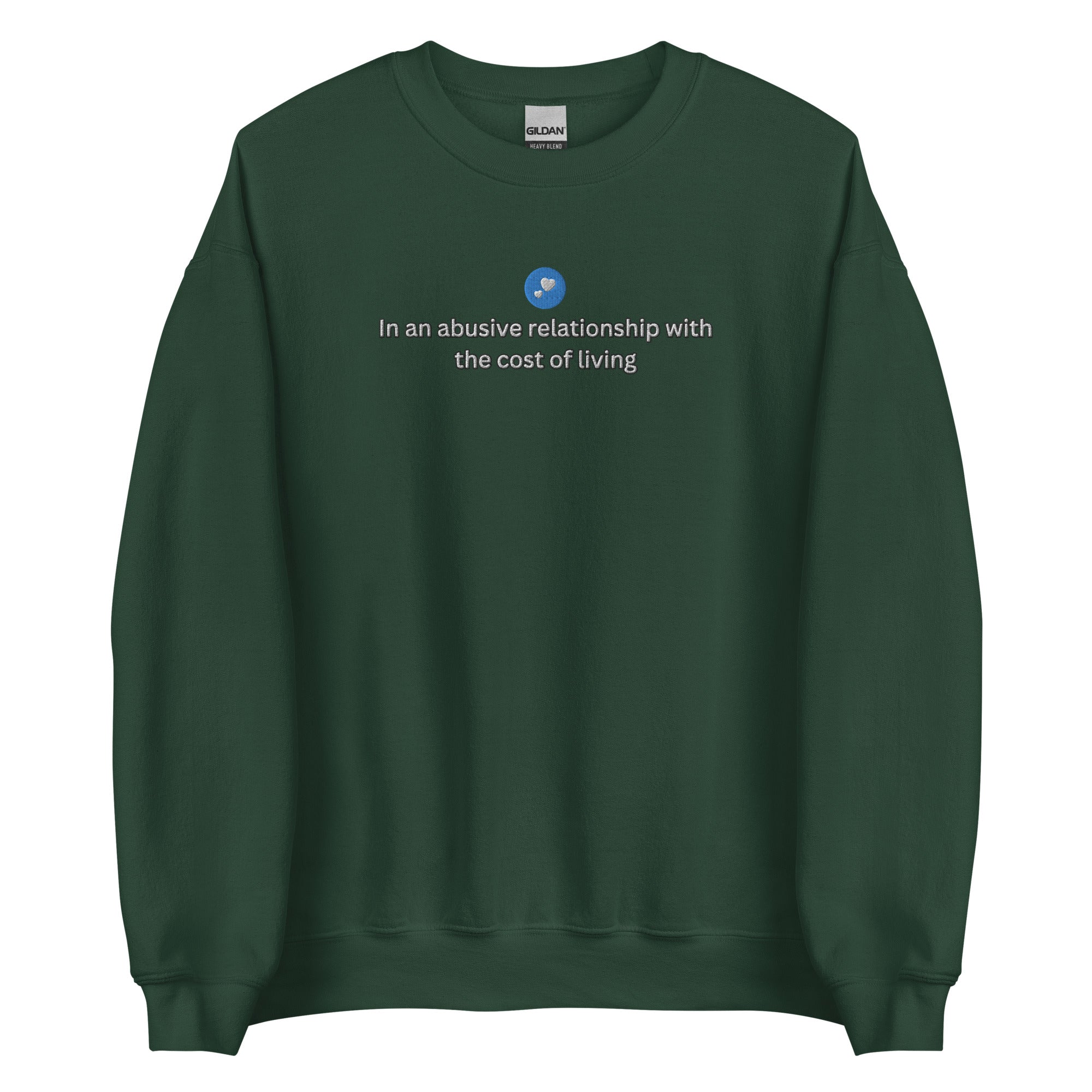 Cost Of Living Embroidered Crewneck