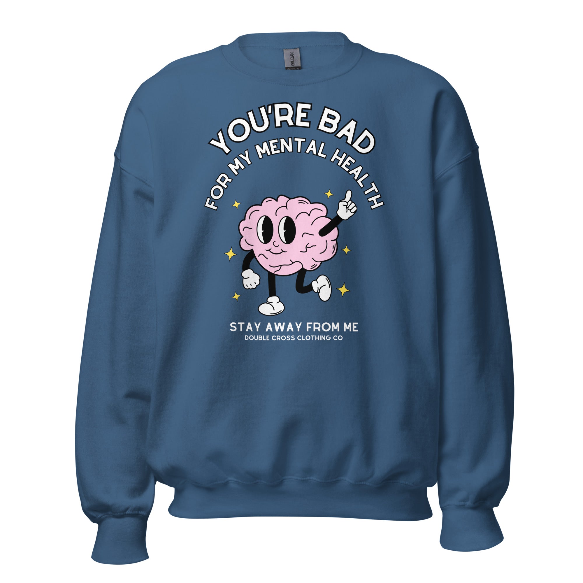 My Mental Health Crewneck - Indigo Blue