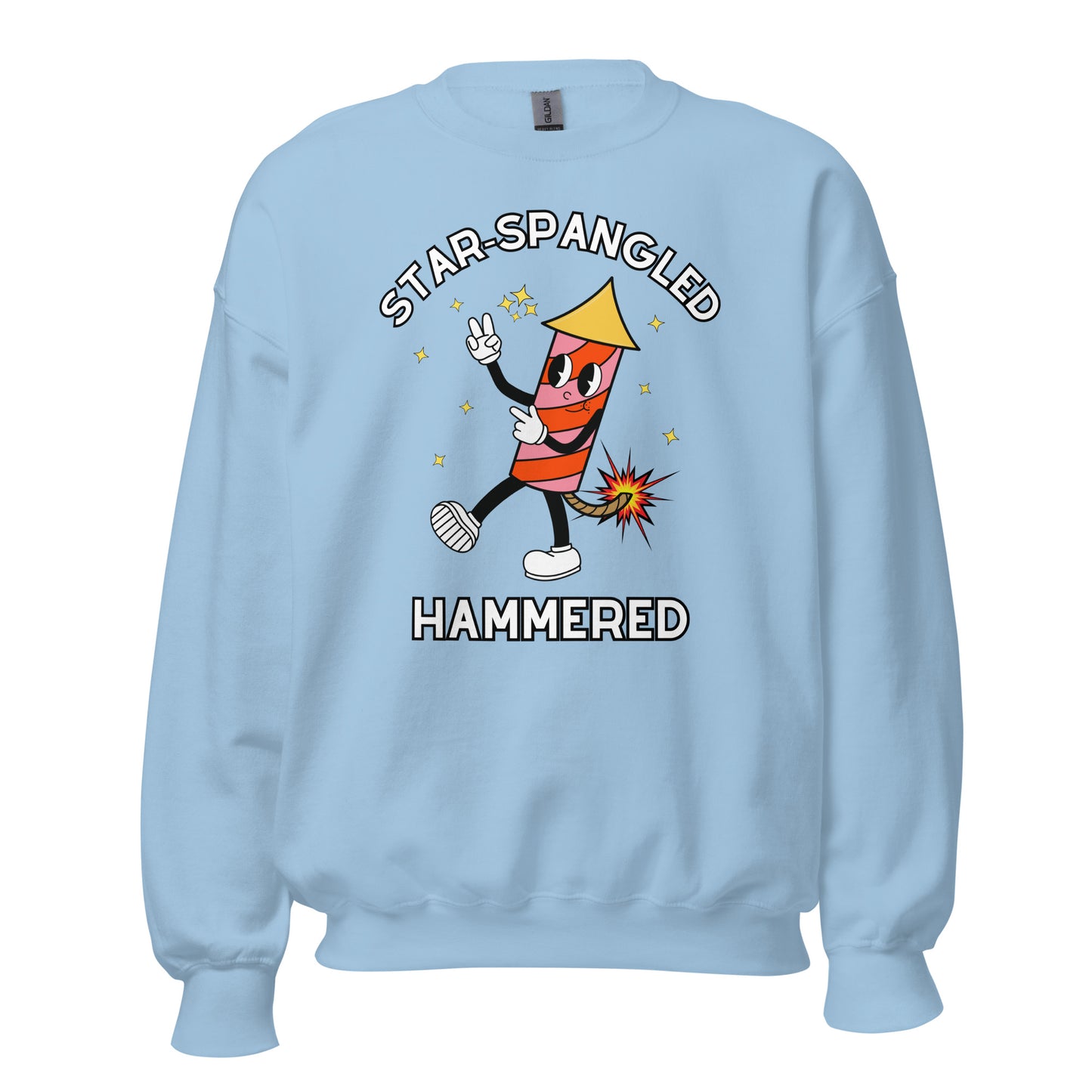 Star-Spangled Hammered Crewneck