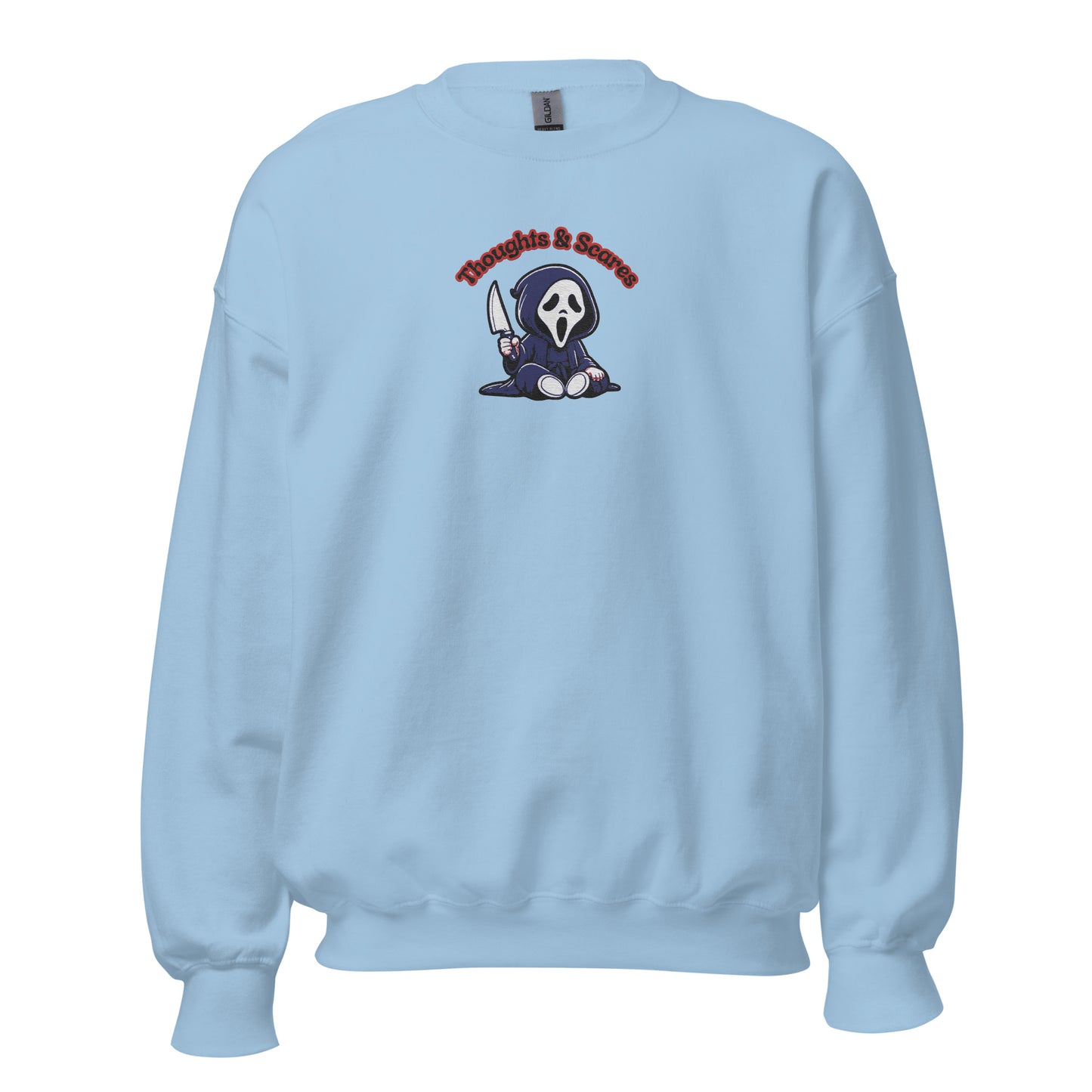 Thoughts & Scares Embroidered Crewneck