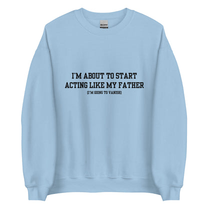 Vanishing Dad Crewneck