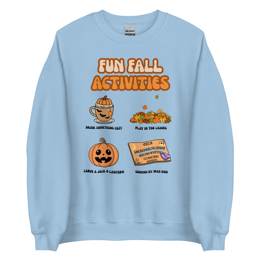 Fun Fall Activities Mom Version Crewneck – Double Cross Clothing Co.