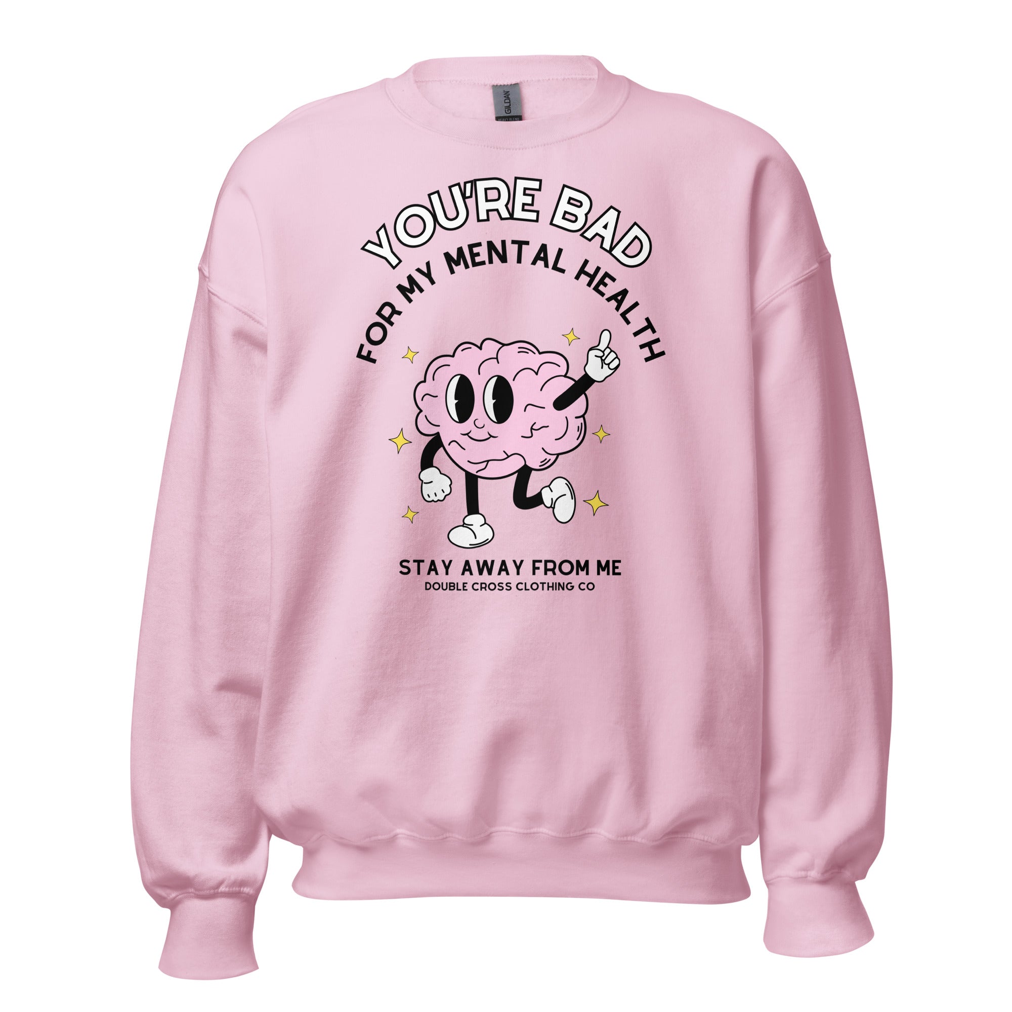 My Mental Health Crewneck - Light Pink