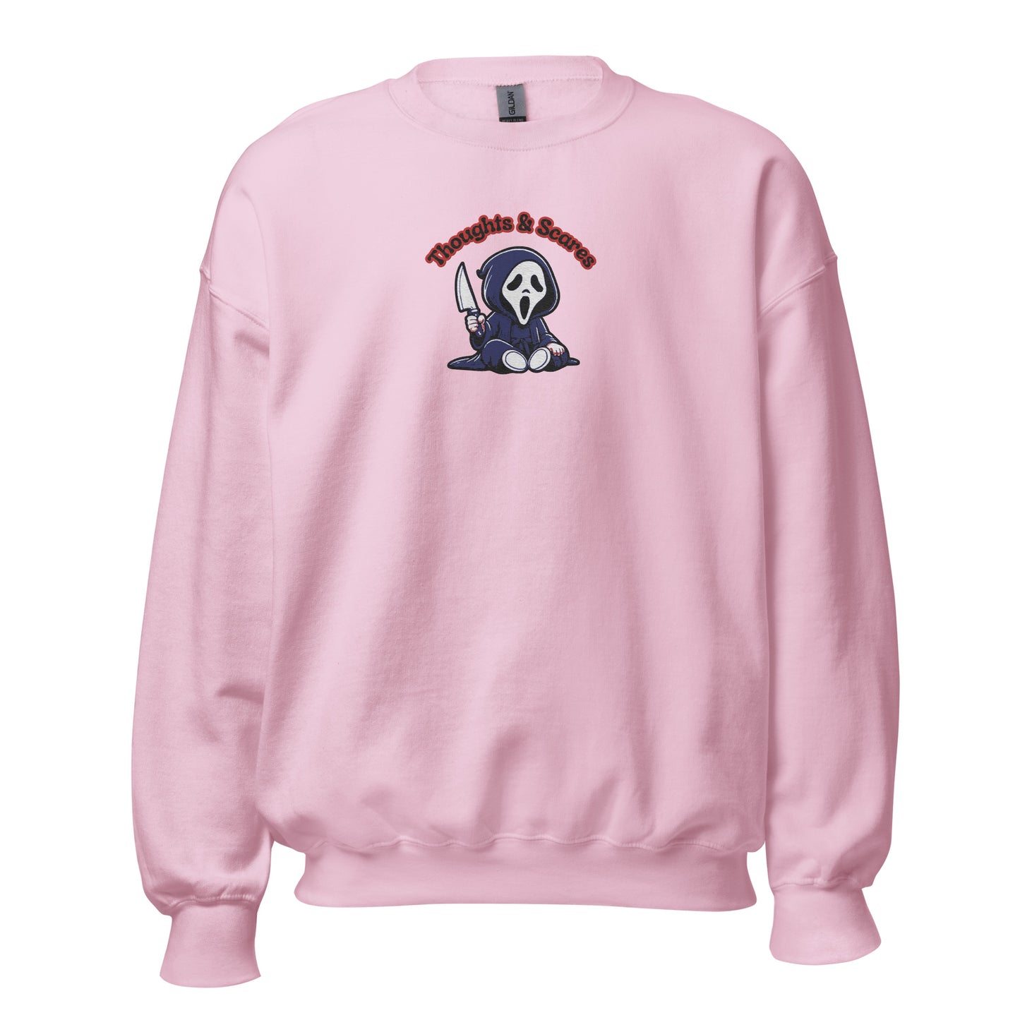 Thoughts & Scares Embroidered Crewneck