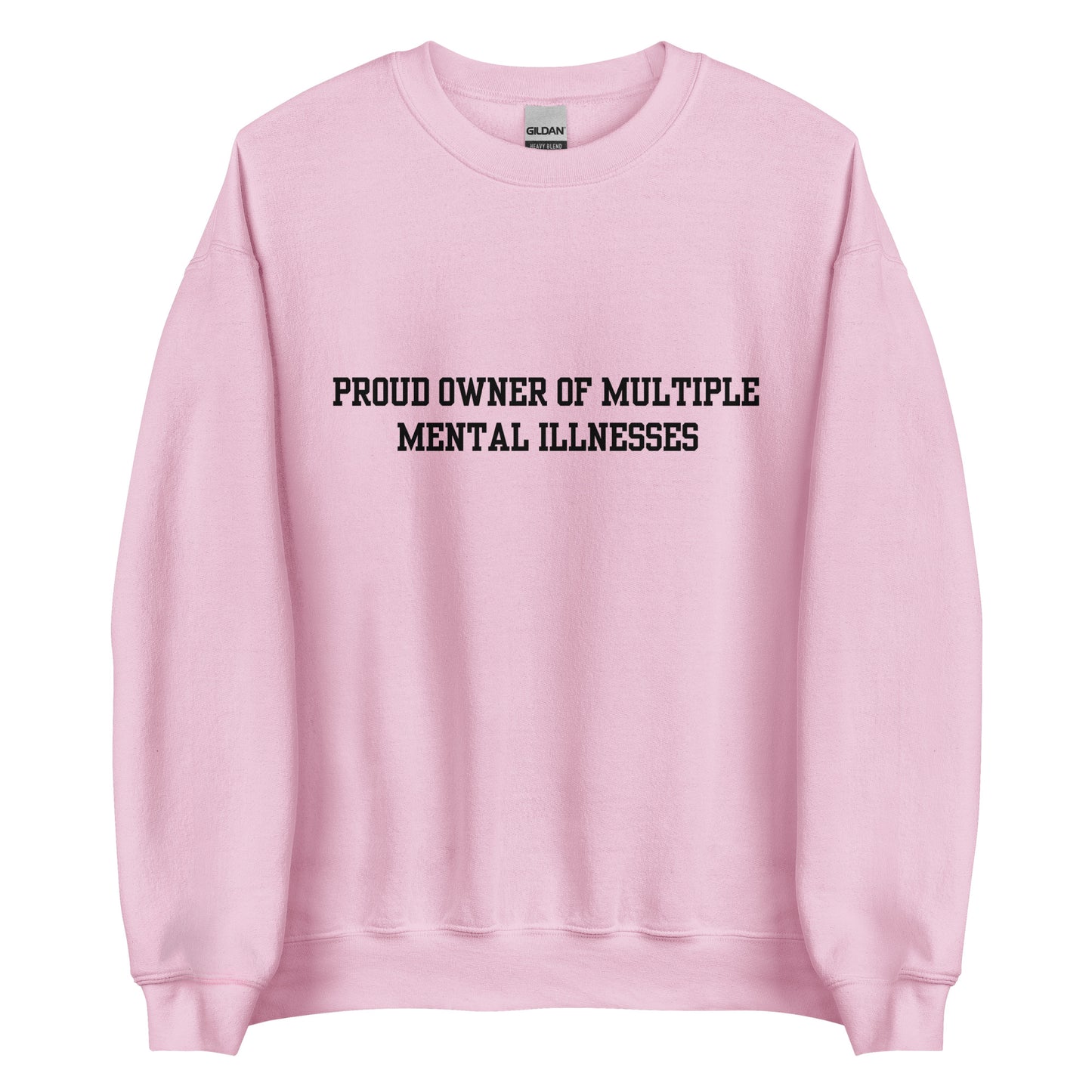 Proud Owner Of Multiple Mental Illnesses Crewneck