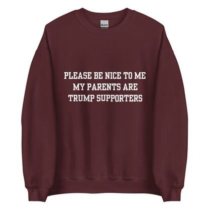 Trump Supporter Parents Crewneck