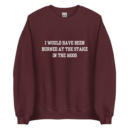 Burned At The Stake Crewneck