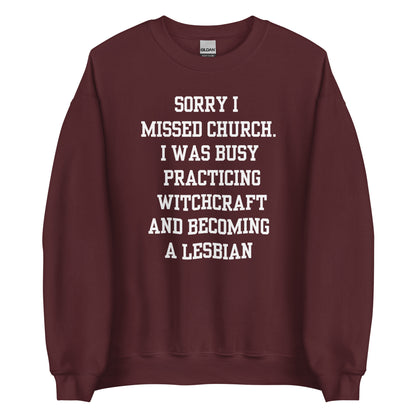 Missed Church Lesbian Crewneck