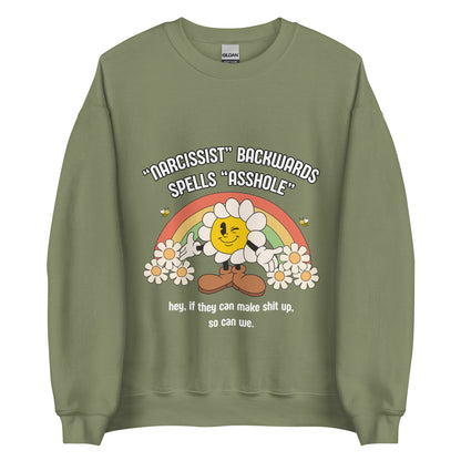 Narcissist Backwards Crewneck