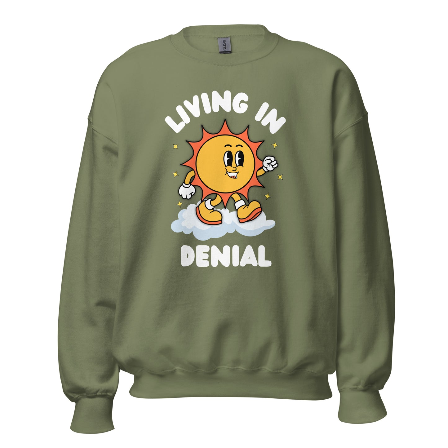 Living In Denial Crewneck