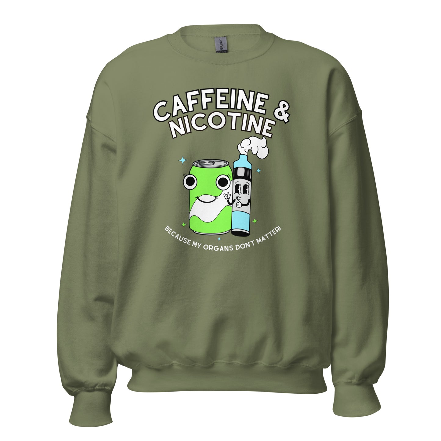 Caffeine & Nicotine Crewneck