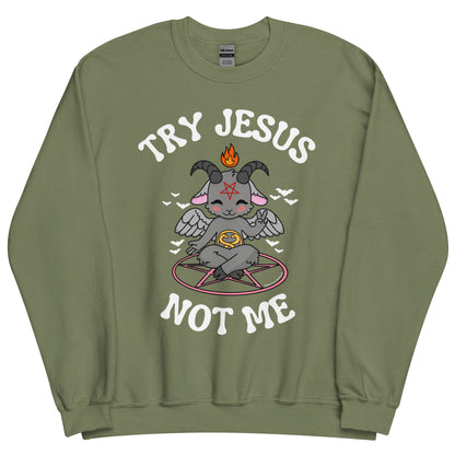 Try Jesus Crewneck