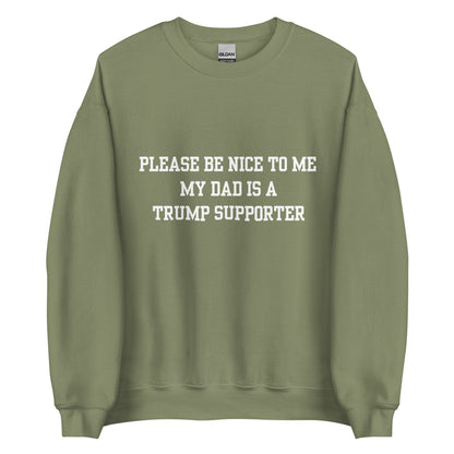 Trump Supporter Dad Crewneck