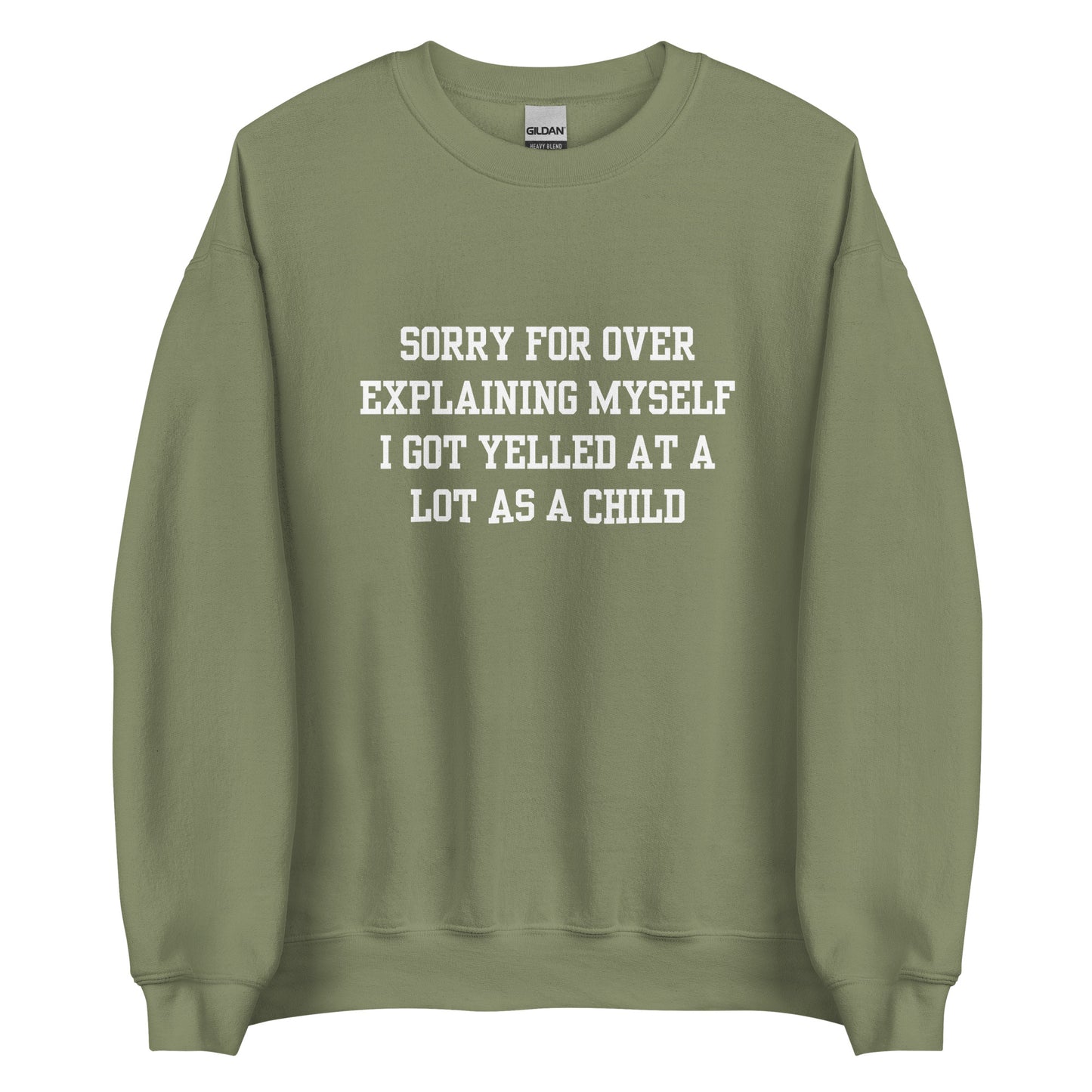 Over Explain Crewneck