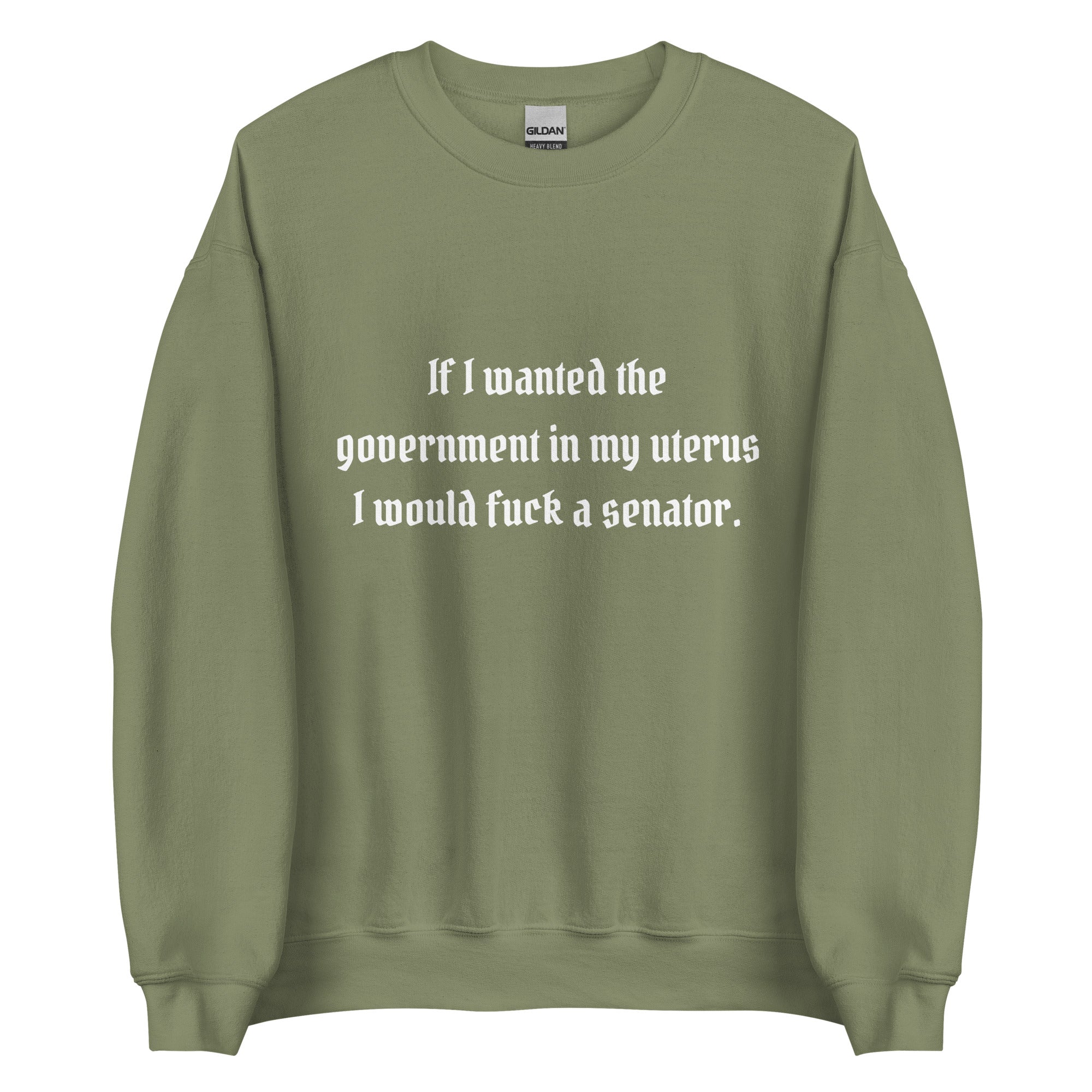 Fuck A Senator Crewneck