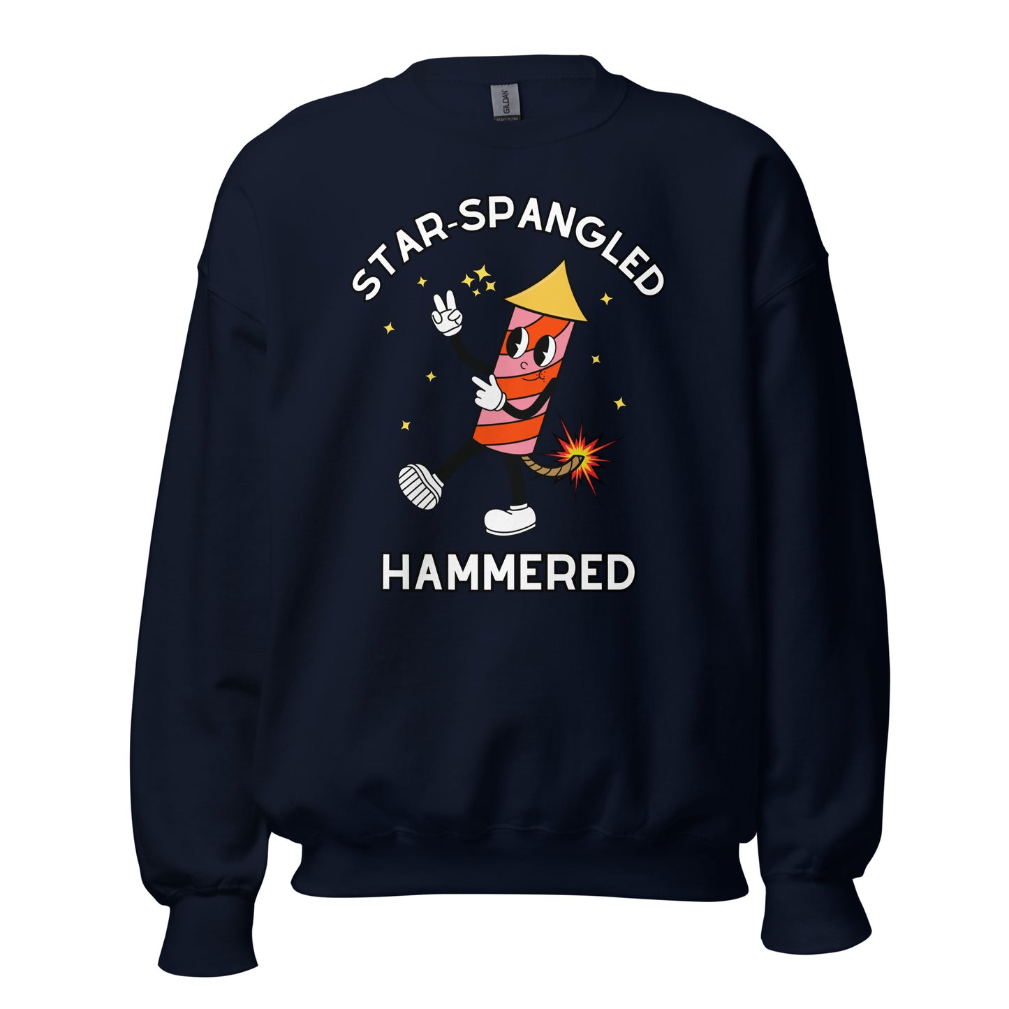 Star-Spangled Hammered Crewneck