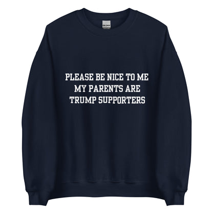 Trump Supporter Parents Crewneck