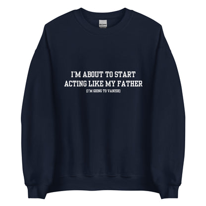 Vanishing Dad Crewneck