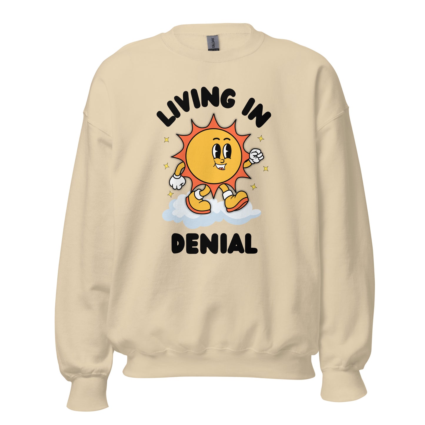 Living In Denial Crewneck