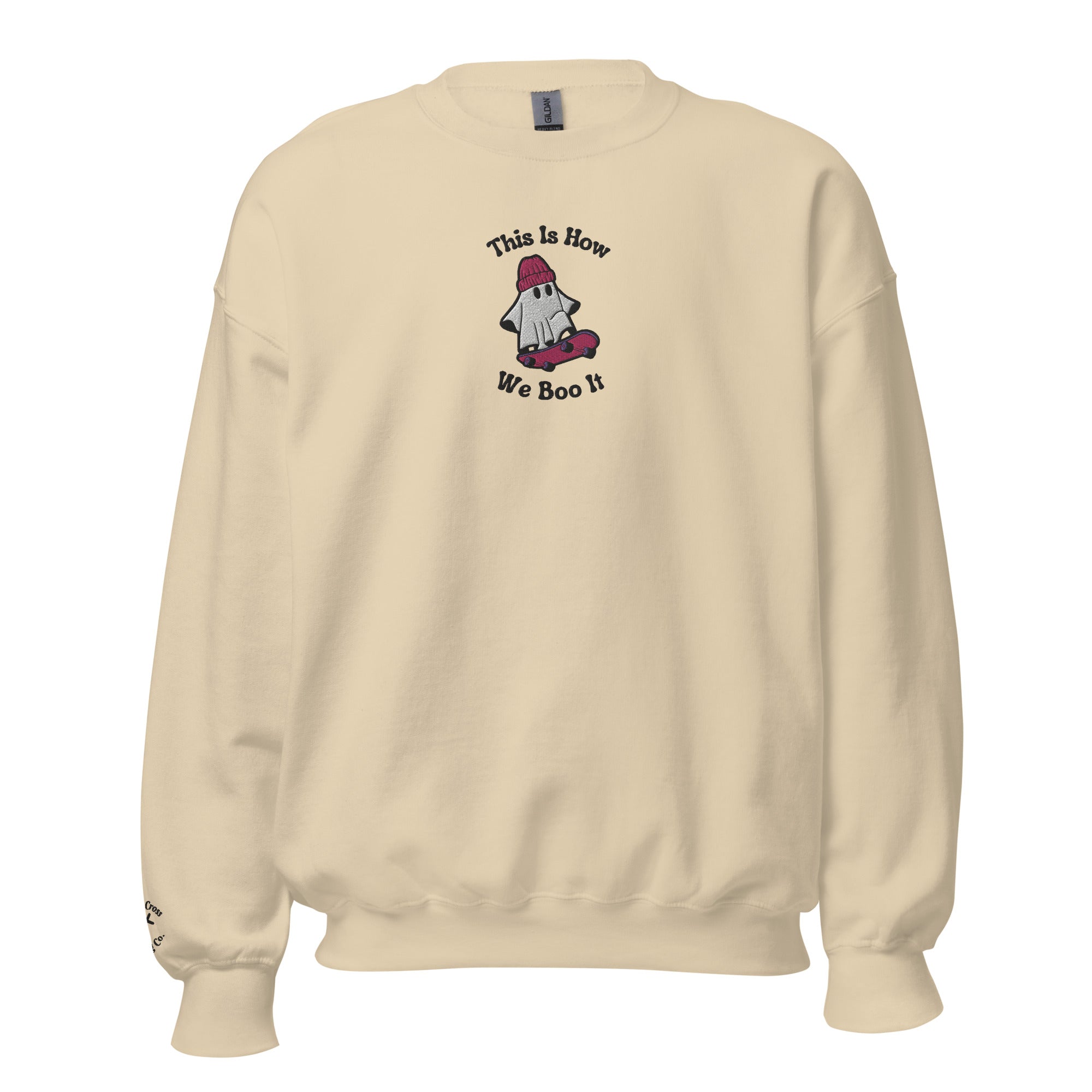 This Is How We Boo It Embroidered Crewneck