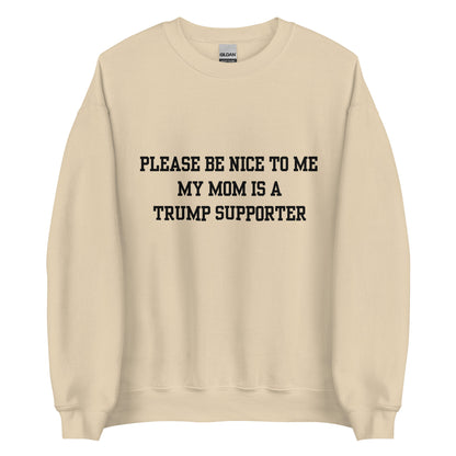 Trump Supporter Mom Crewneck