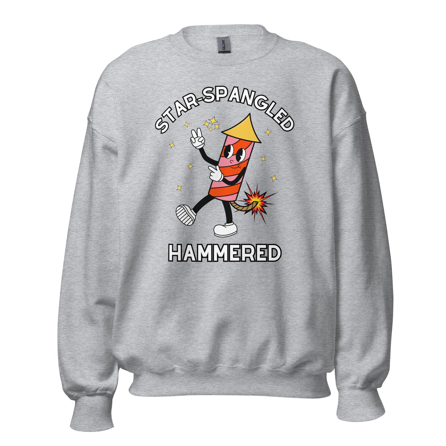 Star-Spangled Hammered Crewneck