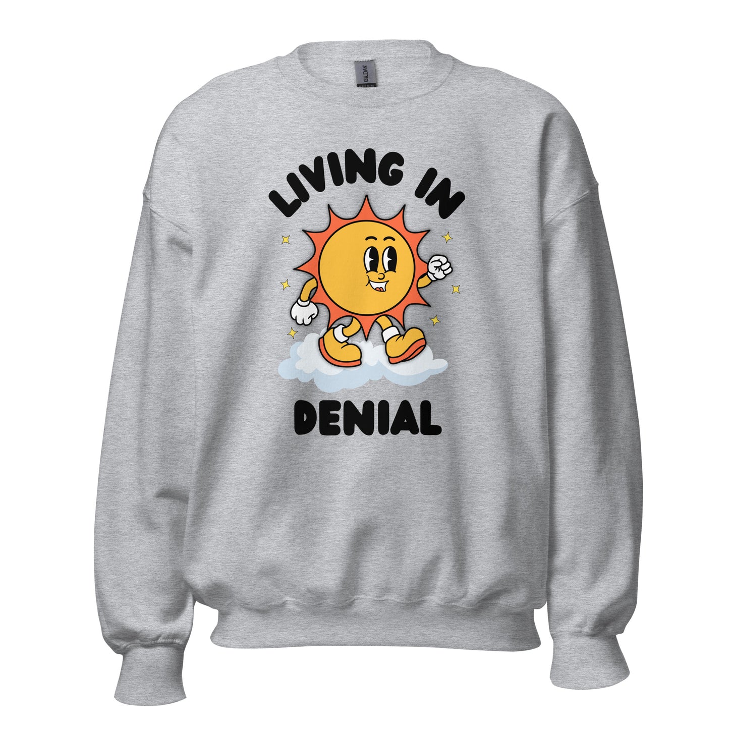 Living In Denial Crewneck