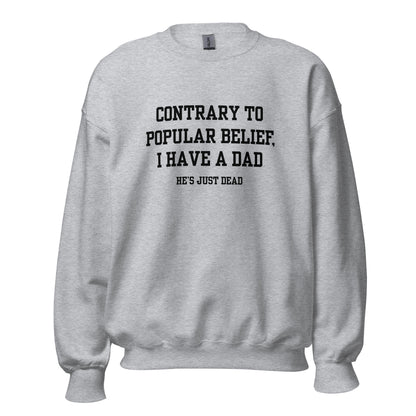 Popular Belief Dad Crewneck