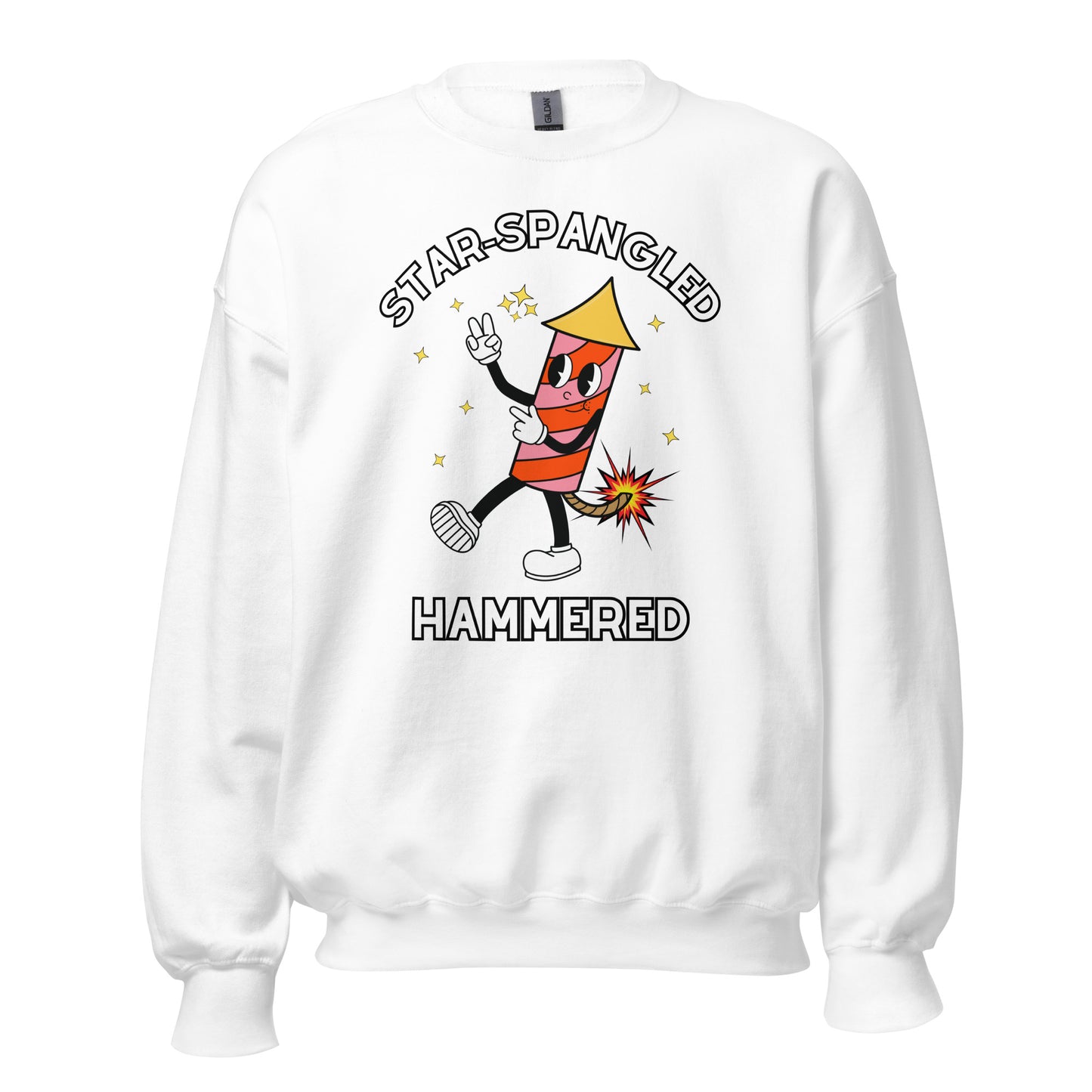 Star-Spangled Hammered Crewneck