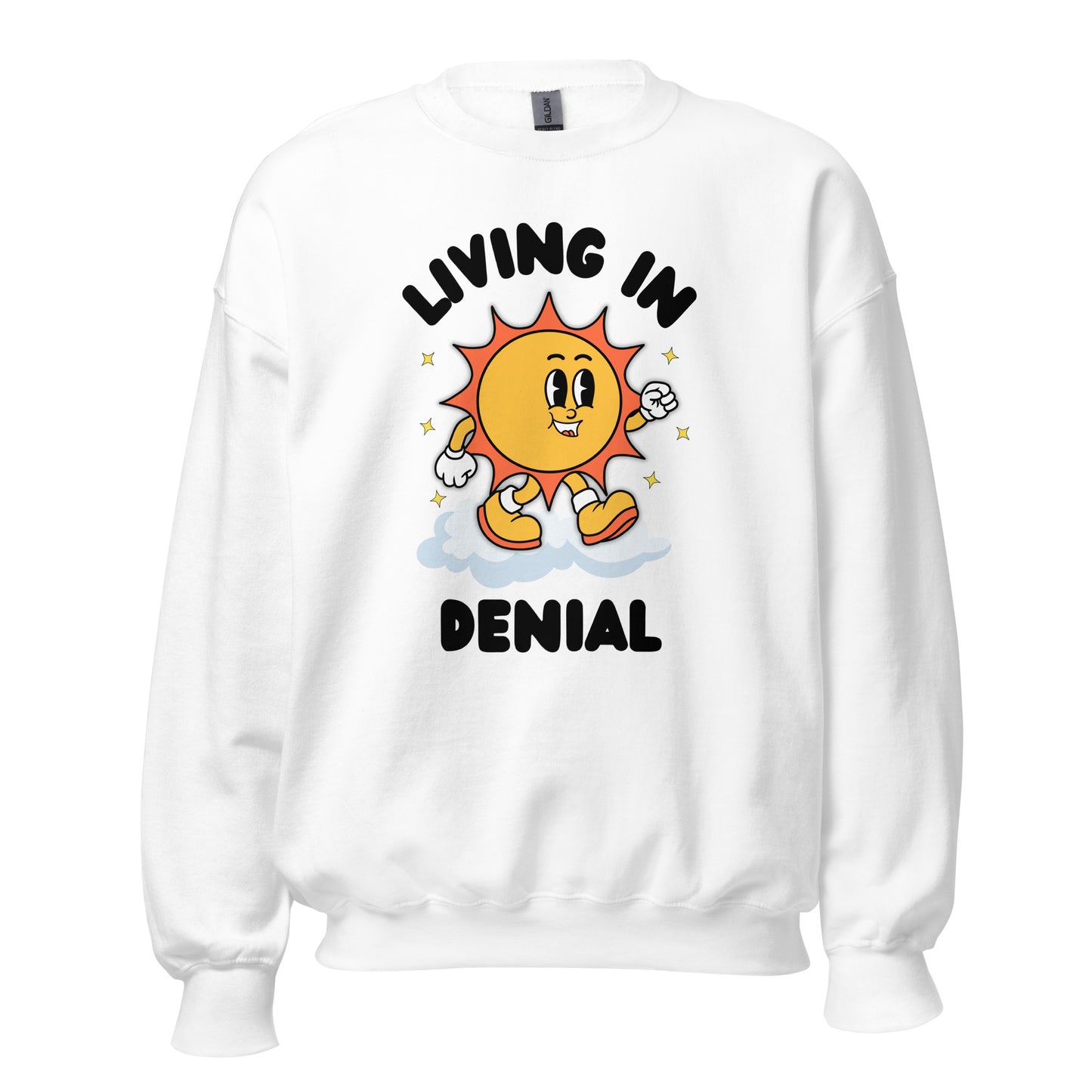 Living In Denial Crewneck