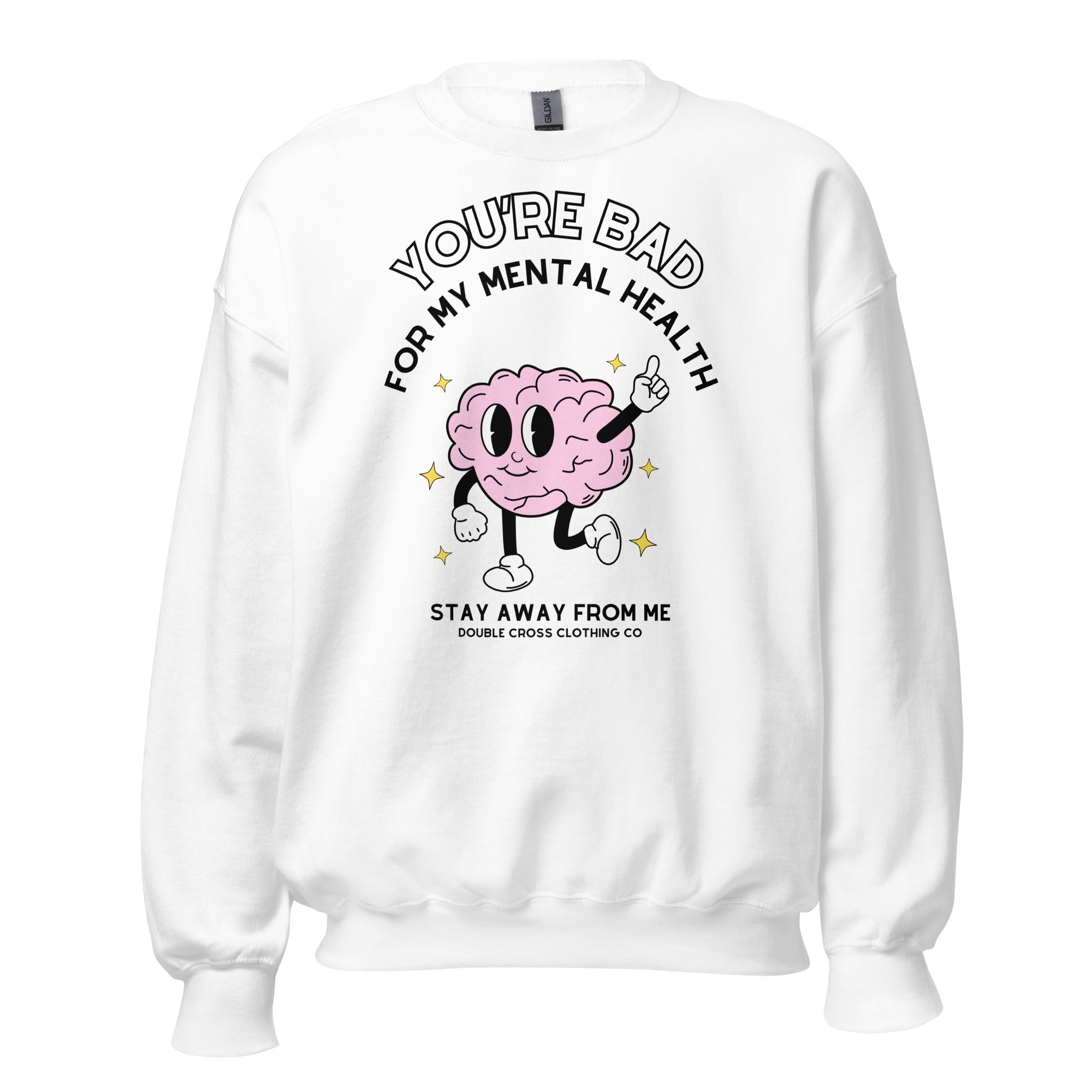 My Mental Health Crewneck - White