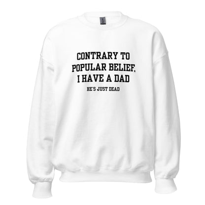 Popular Belief Dad Crewneck