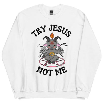 Try Jesus Crewneck