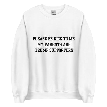 Trump Supporter Parents Crewneck