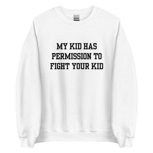 Permission to Fight Crewneck