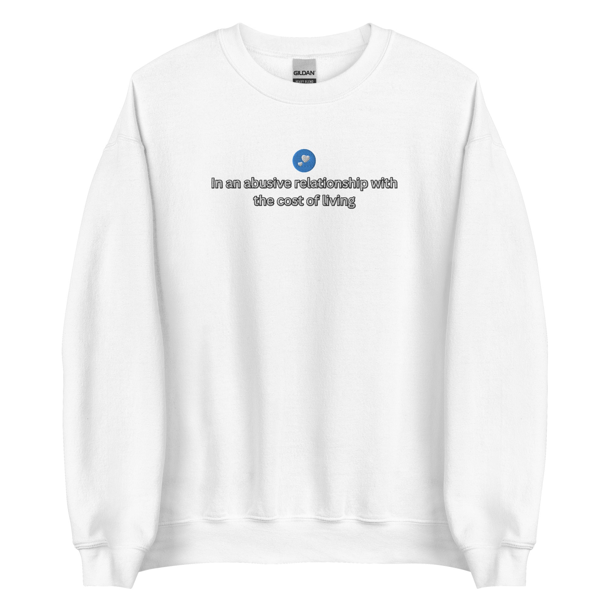 Cost Of Living Embroidered Crewneck