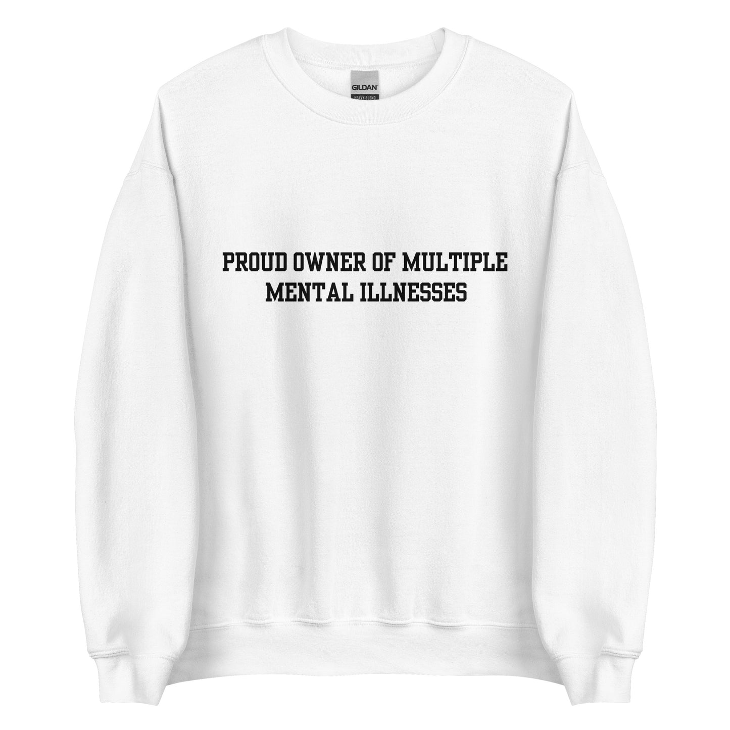 Proud Owner Of Multiple Mental Illnesses Crewneck